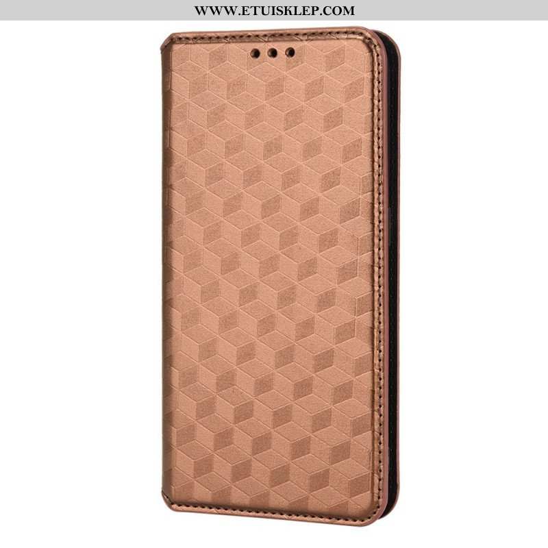 Etui Na Telefon do Xiaomi Redmi Note 11 / 11S Etui Folio Efekt Diamentowej Skóry 3d